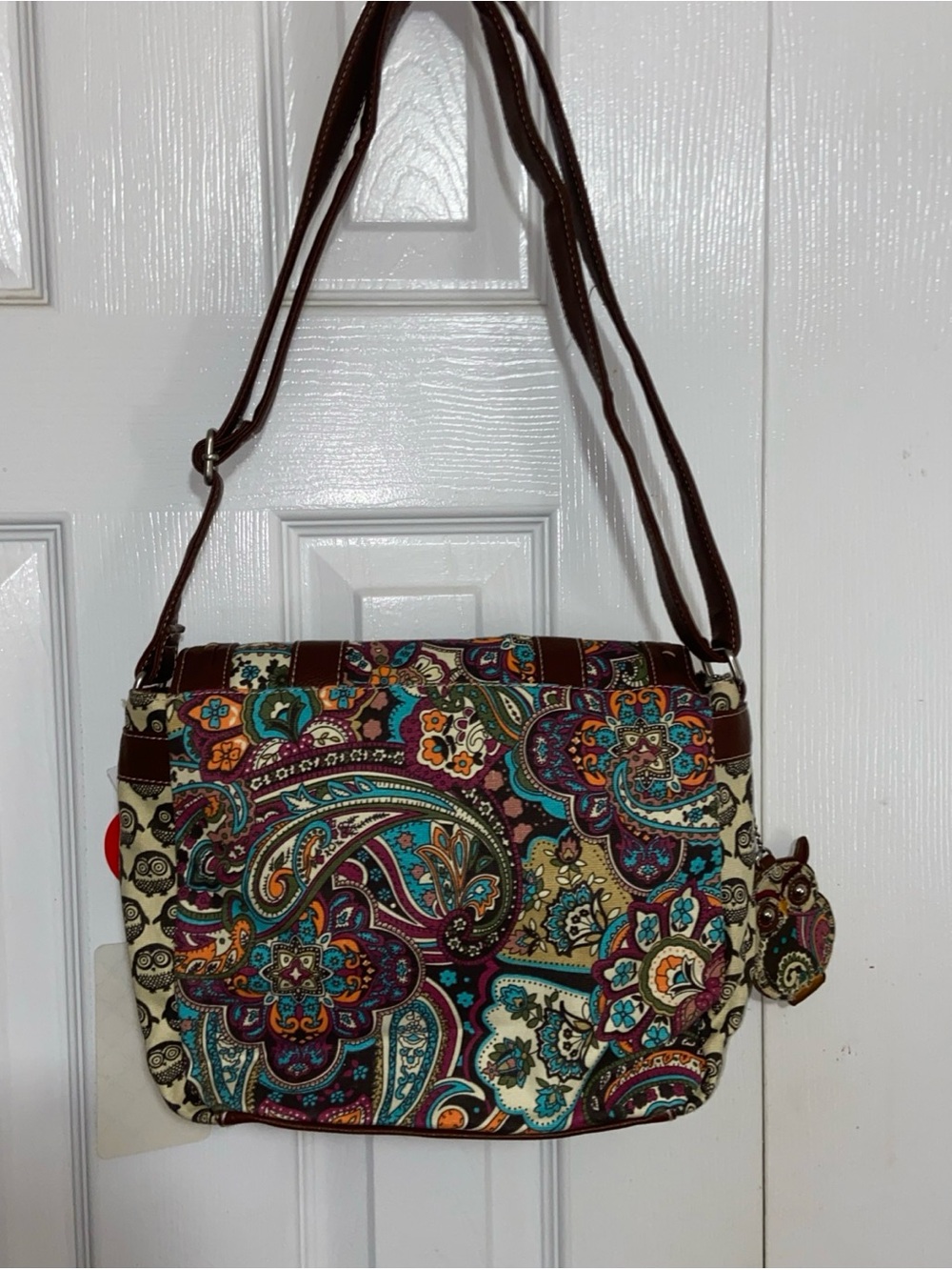 UNIONBAY Brown Multicolor Paisley Shoulder Bag - Picture 2 of 3
